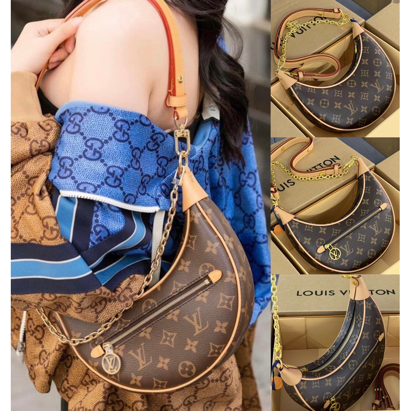 Lv Loop Shoulder Bag / Underarm Bag, กระเป๋าสะพายข้าง