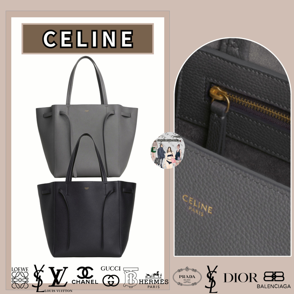 Celine SMALL CABAS PHANTOM ในหนังลูกวัวลายเนื้อนุ่ม