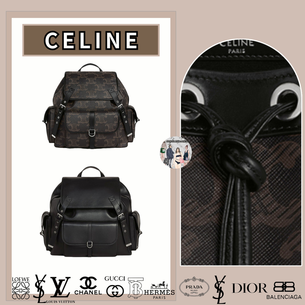 กระเป๋าเป้สะพายหลังผ้าใบ Celine Triomphe XL