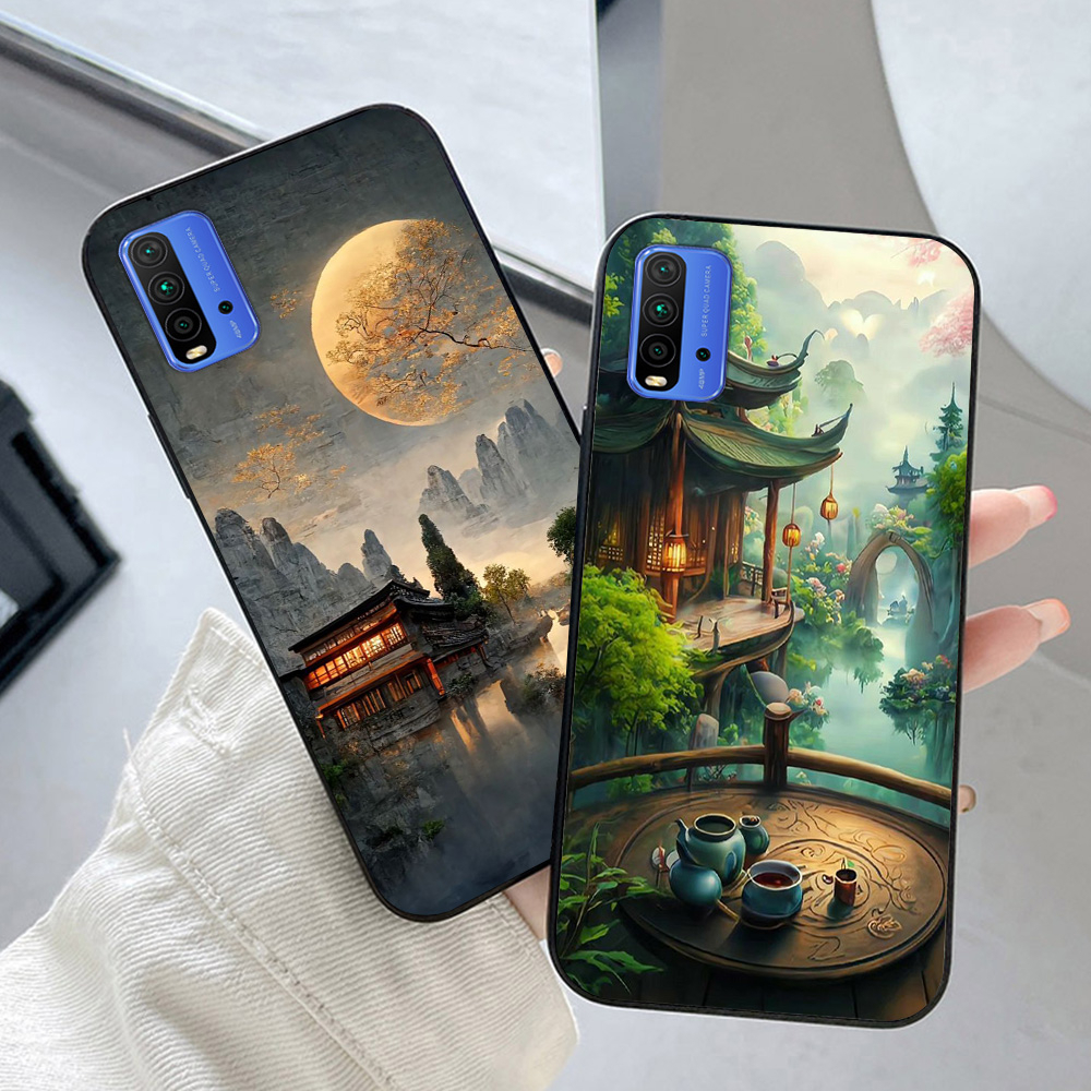 เคส Xiaomi redmi 9t และ mi 9t พิมพ์ลายภูมิทัศน์ญี่ปุ่น