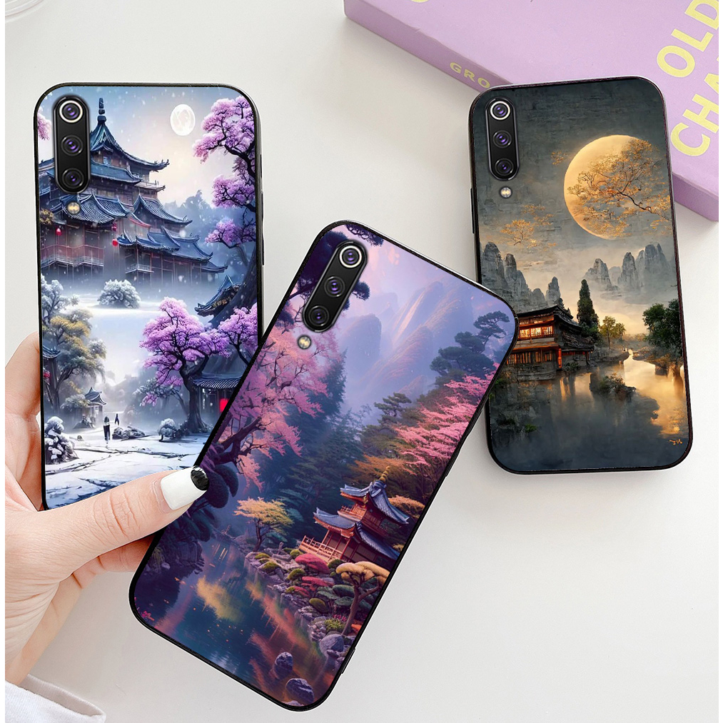 เคส Xiaomi mi 9 se / mi 9 พิมพ์ลายภูมิทัศน์ญี่ปุ่น