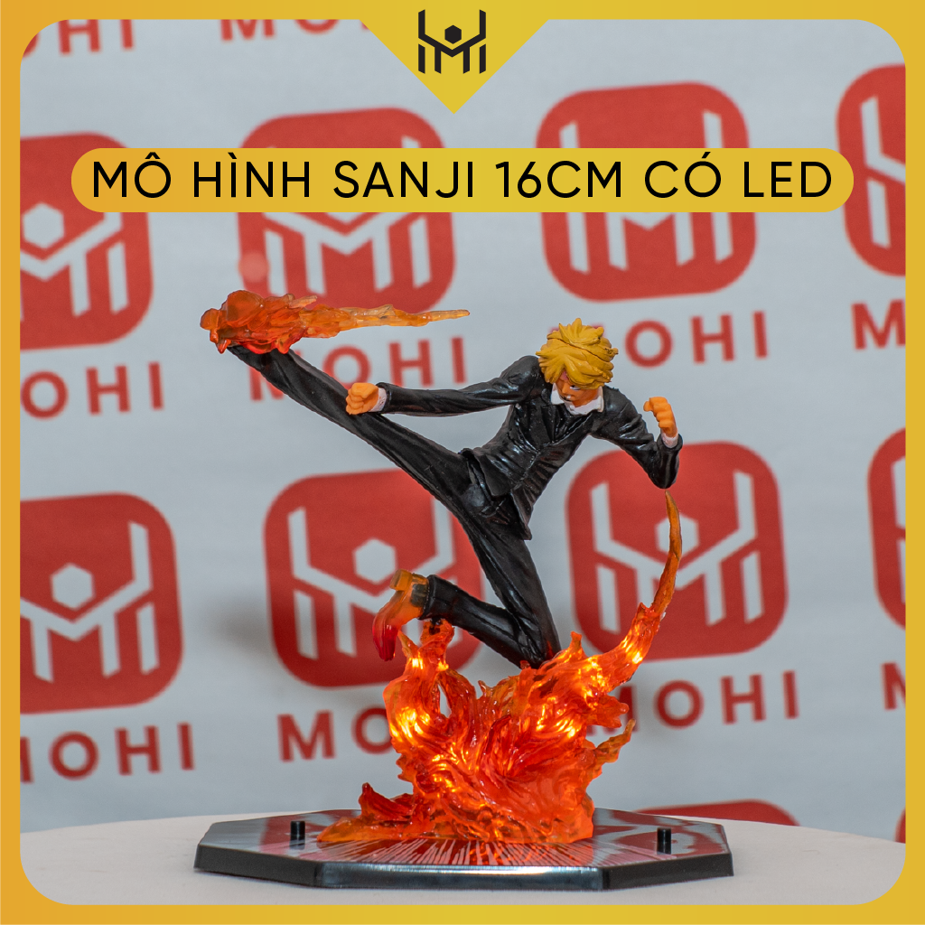 [ไม่มีกล่อง-ราคาถูก] รุ่น Sanji พร้อมฐานไม่มีข้อความ สูง 16cm - ชุด Fzero - One Piece - No Box