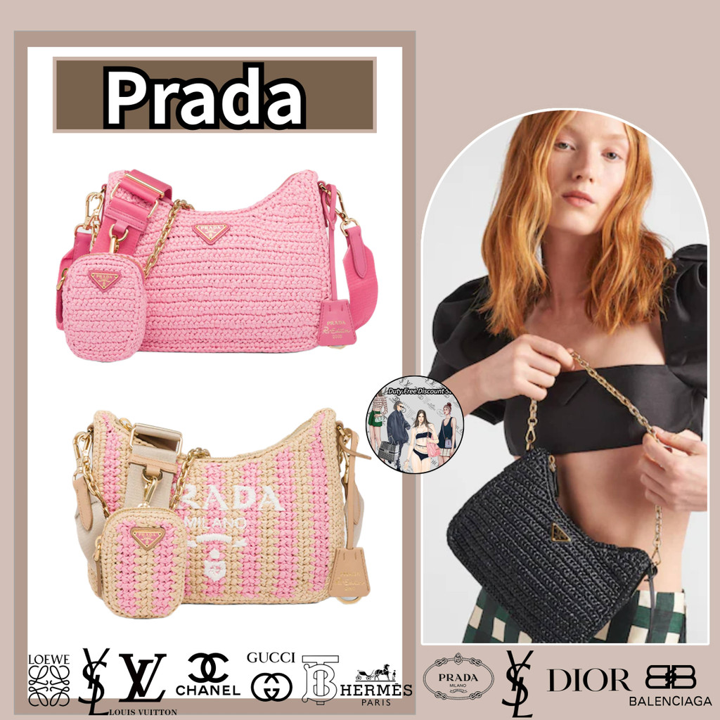 Prada Re-Edition 2005 กระเป๋าถือต้นปาล์มชนิดหนึ่งของแท้ซื้อ