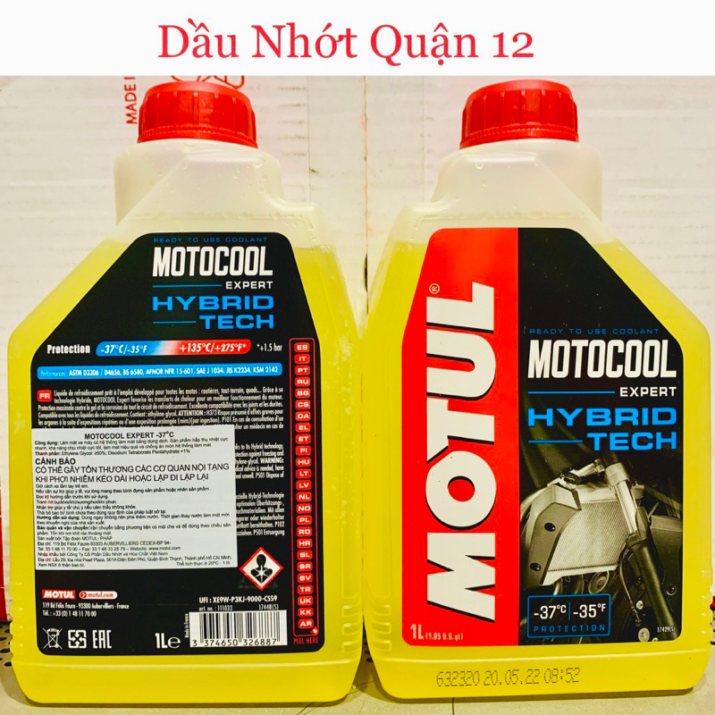 [READ CARD CAREFULLY] Motul Yellow Coolant - Motul Motocool Expert Hybrid Tech - Made in Thailand นํ