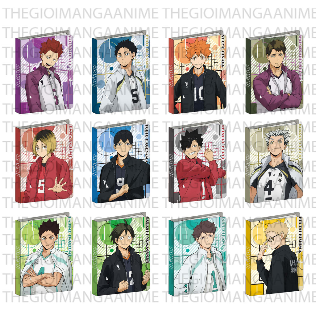 อัลบั้มการ์ด ไฮคิว!! King of volleyball binder character การ์ดสะสมอนิเมะ A5