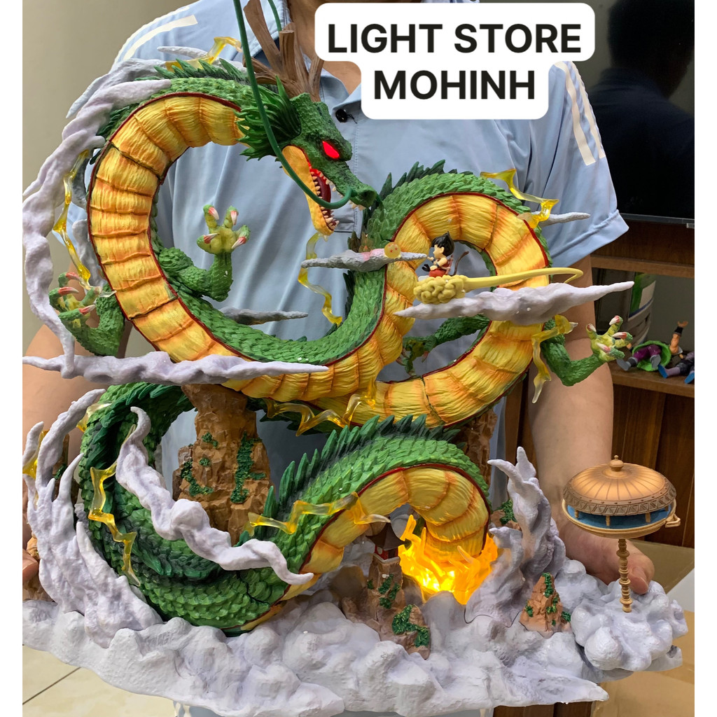 [53CM] Yoyo GOKU DRAGON Model In ANIME DRAGON BALL FULL LED + หอถอดได้ คอลเลกชันฟิกเกอร์ DECOR