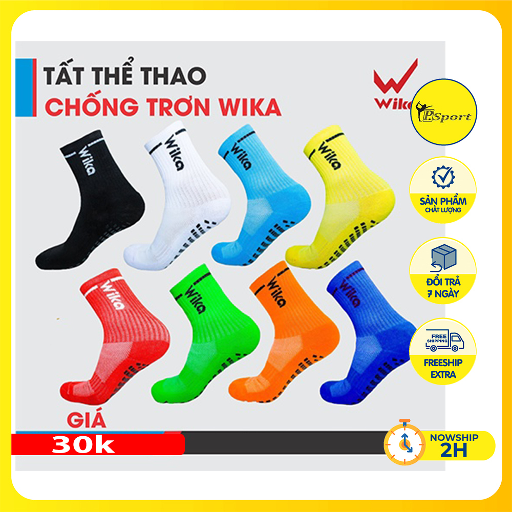 Wika ถุงเท้ากันลื่น สินค้าแท้ ถุงเท้าฟุตบอล Wika