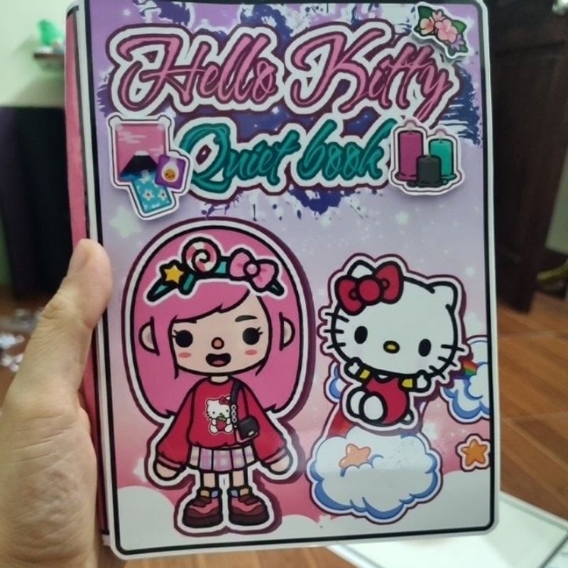 กระดาษ Candyhome - hello kitty Pink House Of toca paper Doll