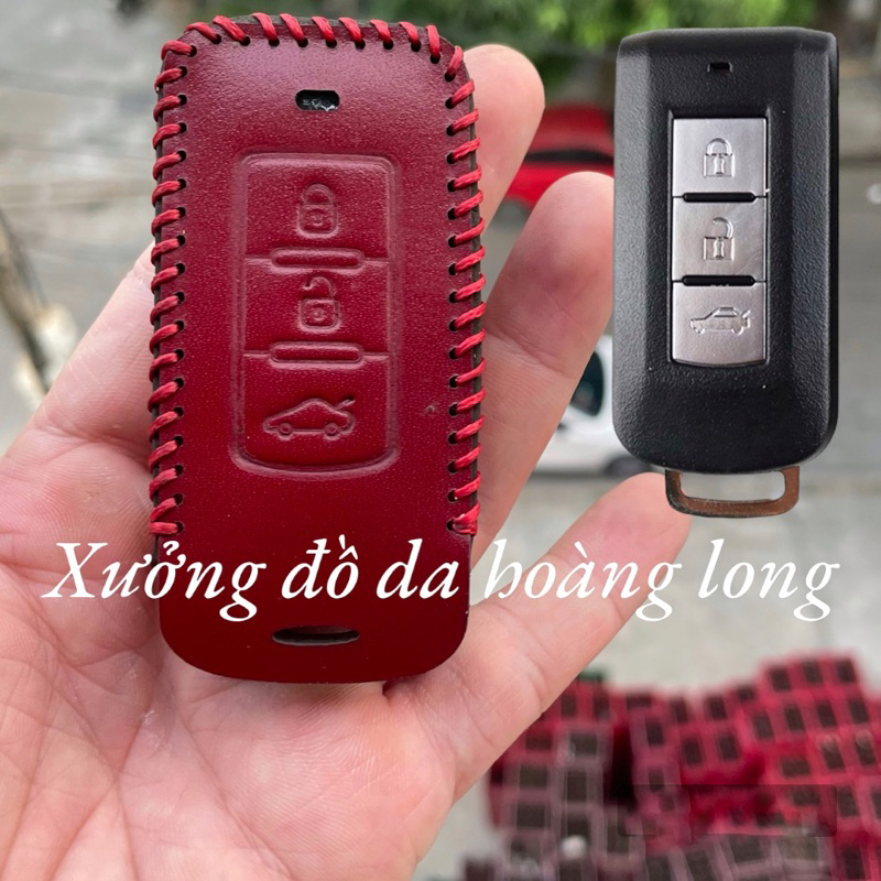 เคสกุญแจหนัง Mitsubishi สําหรับ Mitsubishi XForce, Xpander, Outlander, Triton, Attrage, Pajero Sport
