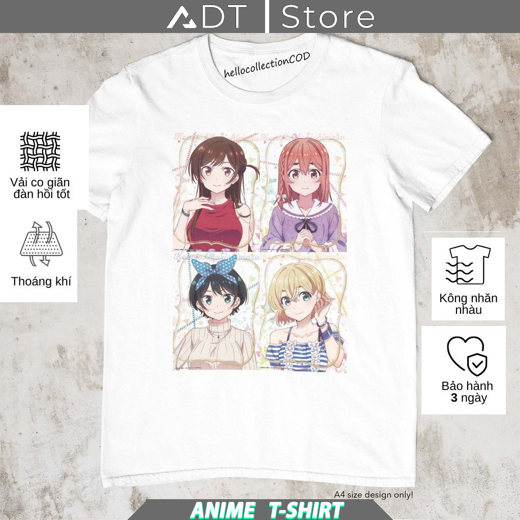 เช่าแฟน - เสื้อยืด Chizuru Mami Ruka คุณภาพดีมาก ราคาถูก รุ่นขายดี