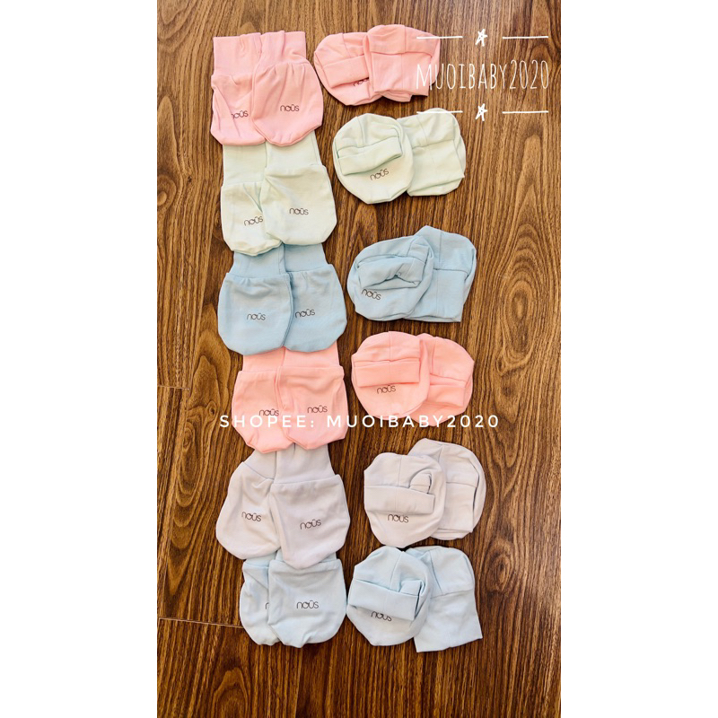 [Nous] อุปกรณ์เสริมสําหรับทารกแรกเกิด 2 - หมวกทารกแรกเกิด Nous - ผ้าคลุมขา Nous