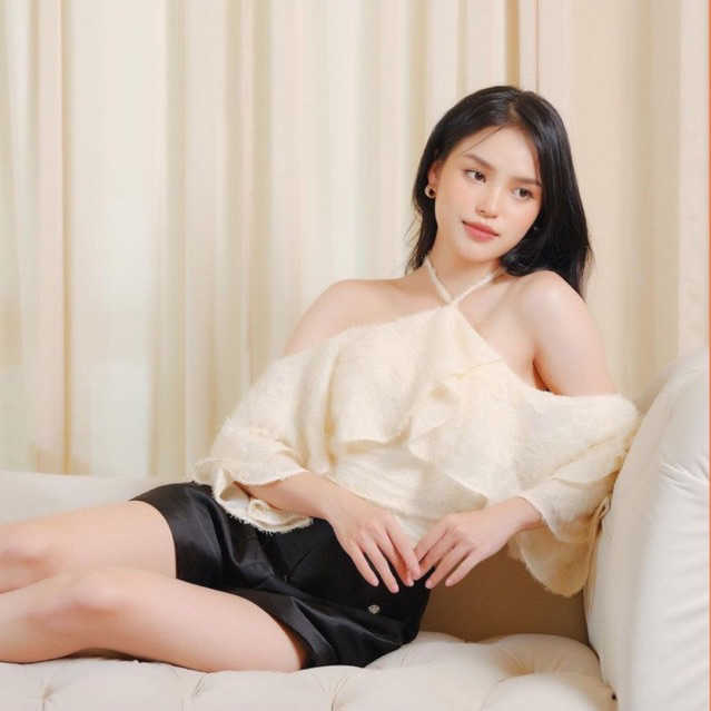 [PASS] เสื้อเชิ้ตผ้าไหมคอปกปิดไหล่ ไซส์ M by Linly Store | มนต์โบราณ โดย ไลโฮอา