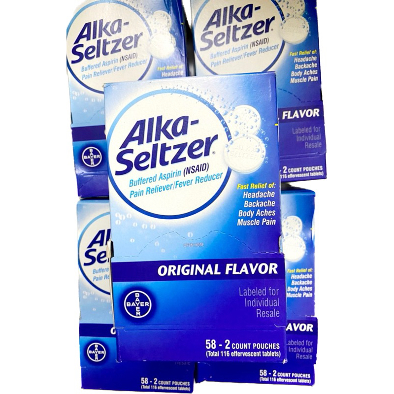 American Alka Seltzer เม็ดฟู่กล่อง 116 เม็ด