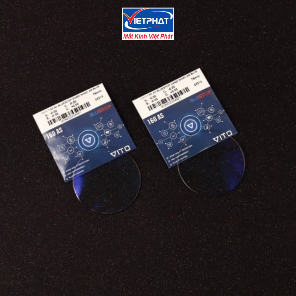 เลนส์ป้องกันแสงสีฟ้า Vito Blustop 1.60 AS ของแท้