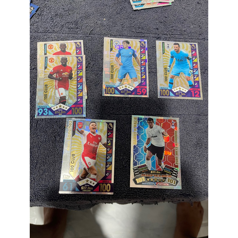 MS09 Match Attax 100 Club Odd Card 100 Club100 Club Rare Card Season 16/17 (MS 09)