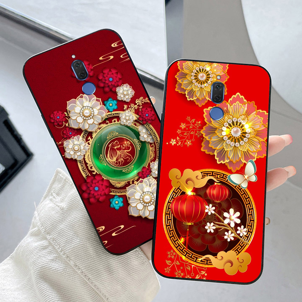 เคส NOVA Huawei 2i พร ้ อมพิมพ ์ ลายดอกไม ้ สไตล ์ จีน