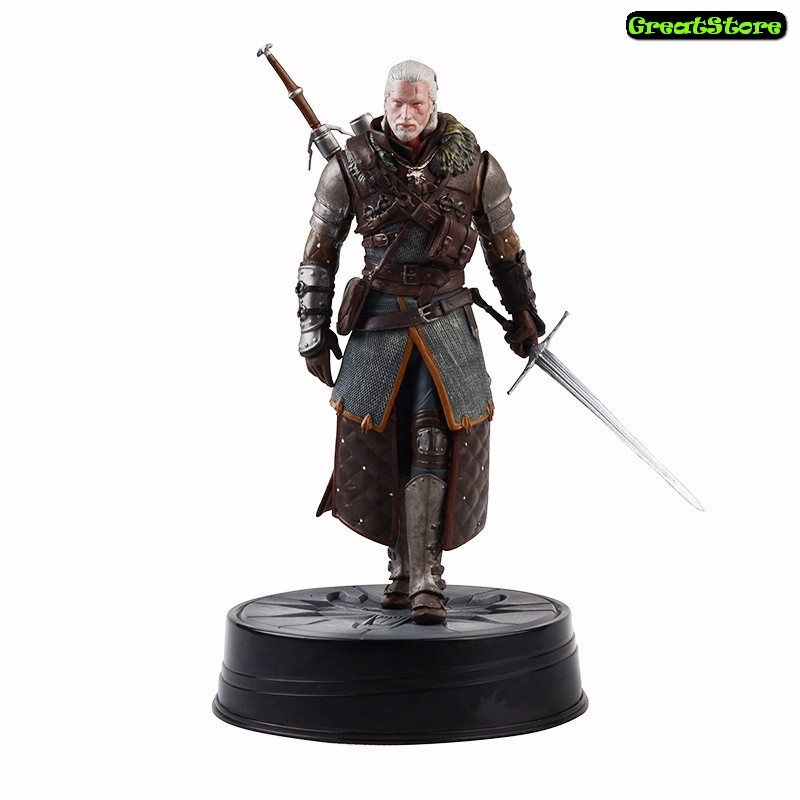 [ คลังสินค ้ าพร ้ อม ] Geralt Model In The Witcher 3 Figure 24 cm