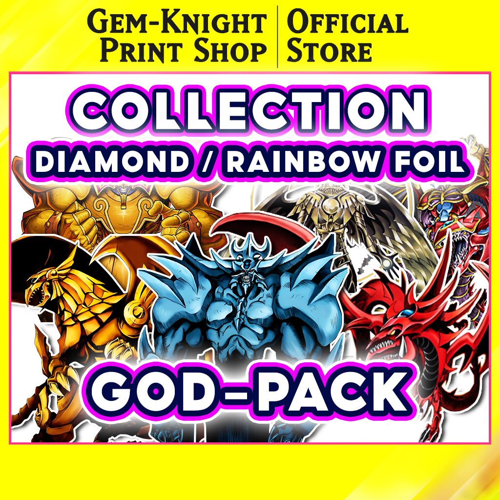 [การ์ดพิมพ์ลาย] Yugioh Deck - God-Pack Collection (ฟอยล์เพชร / ฟอยล์สายรุ้ง)