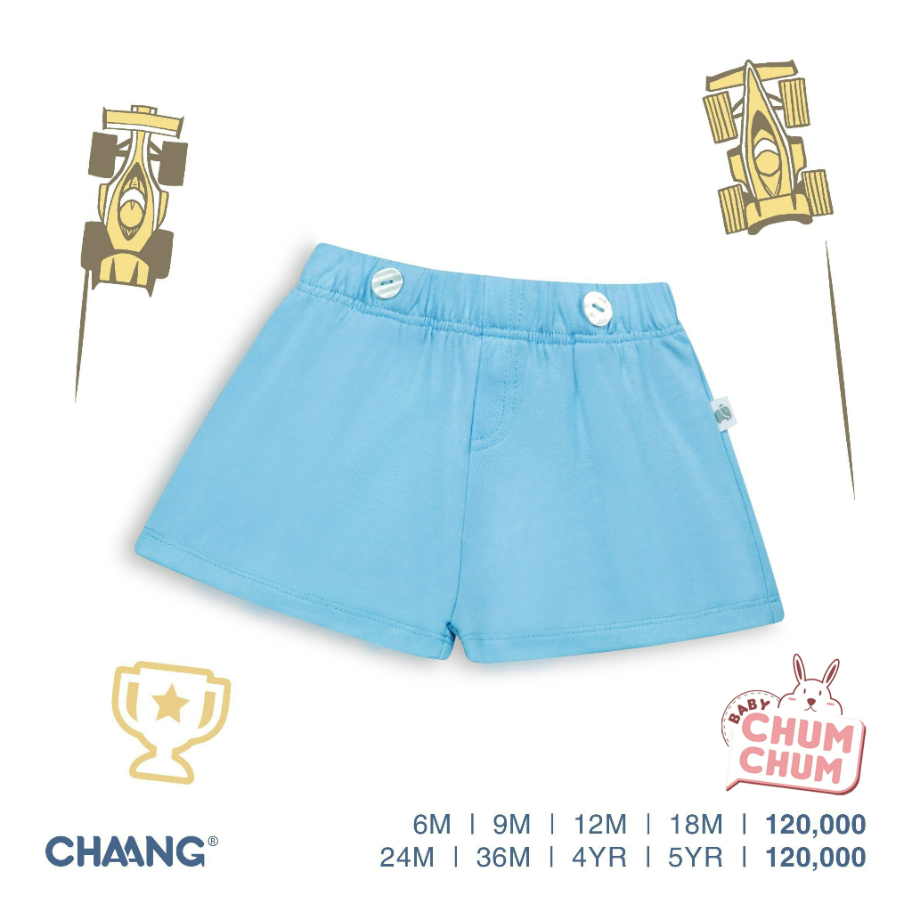 [BABY CHUMCHUM] CHANG SS22D5 กางเกงขาสั้น Sky Blue Active