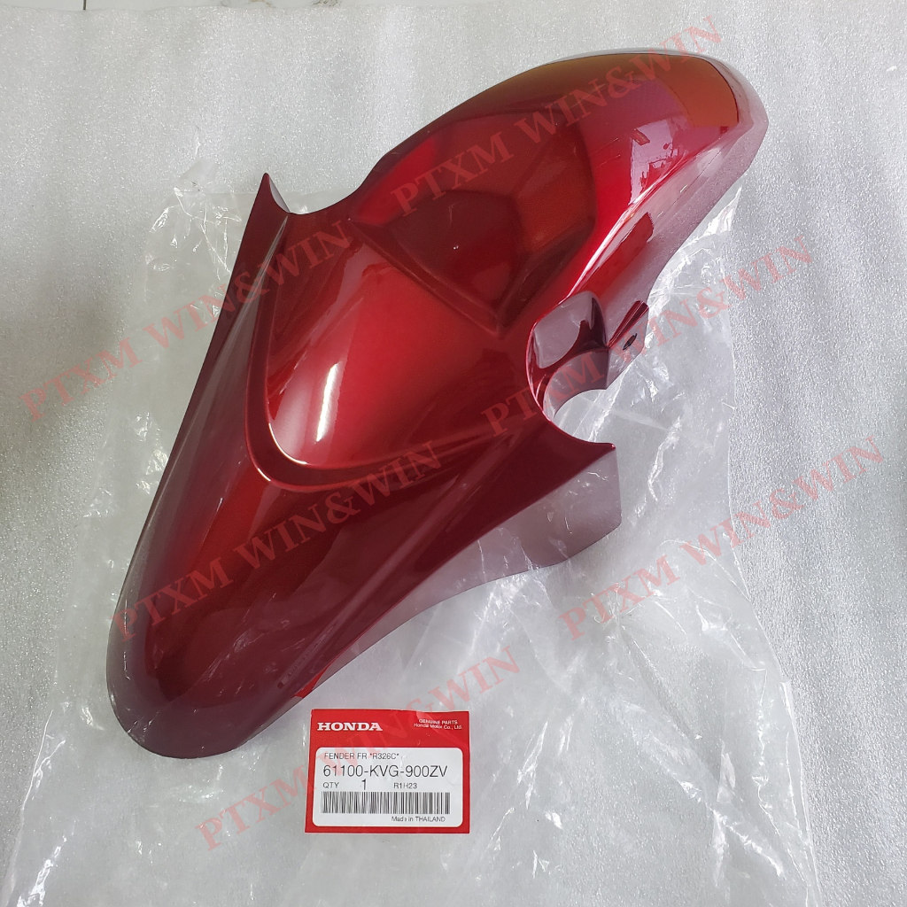 บังโคลนหน้า บังโคลนหน้า AB Thai 110 สีแดง - 61100-KVG-900ZV