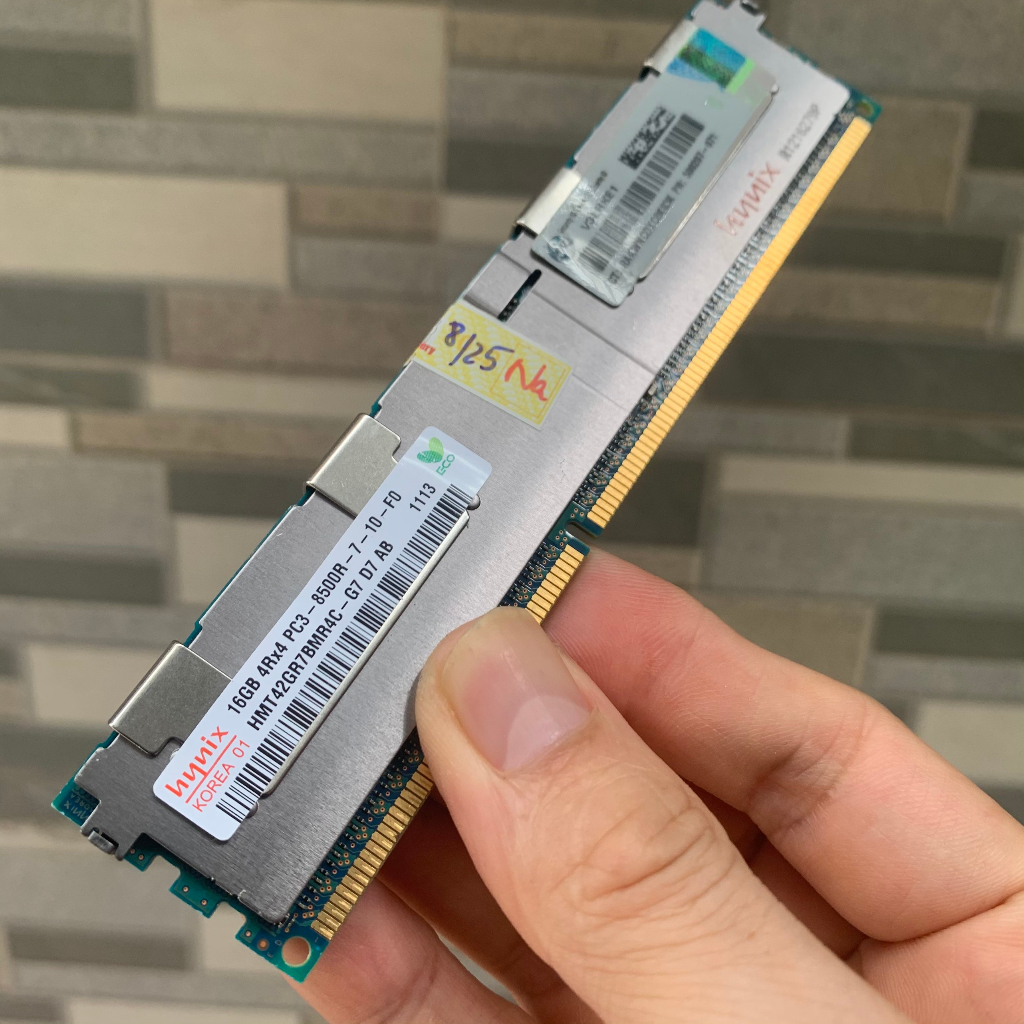 RAM ECC Server Hynix 16GB DDR3 Bus 1066MHz PC3-8500R 1.5V ของแท้ ECC ลงทะเบียน