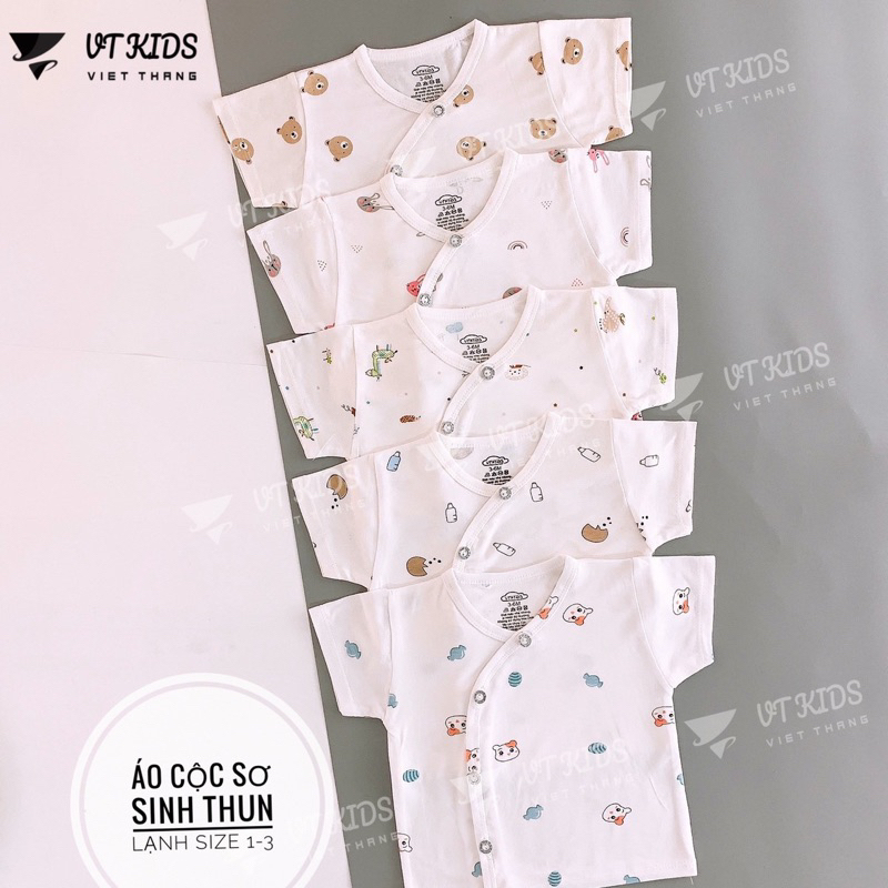 VTkids เสื้อเด็กแรกเกิดยางยืดสีขาวพิมพ์ลายสําหรับเด็กทารกผู้หญิง