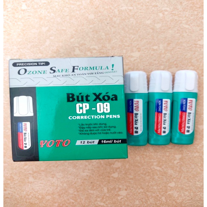 (กล่อง 12 ชิ้น) ปากกาลบน้ํา YOTO หรือ VS - รุ่น CP08 หรือ CP09