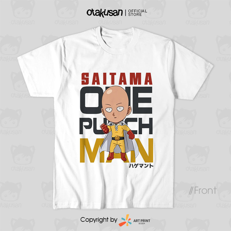 เสื ้ อยืดแขนสั ้ น One Punch Man Saitama Chibi