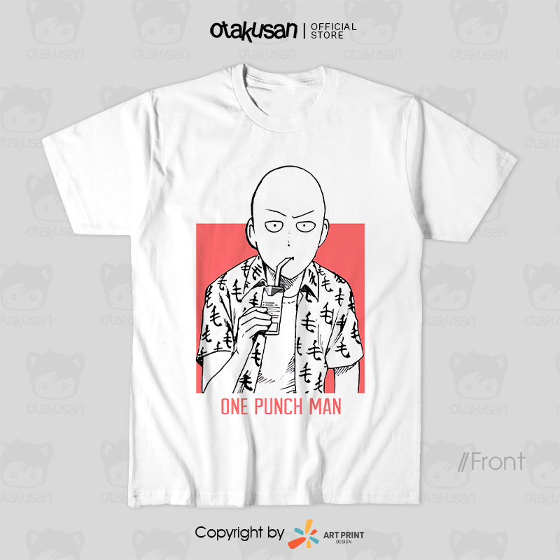 เสื้อยืดแขนสั้น One Punch Man Saitama