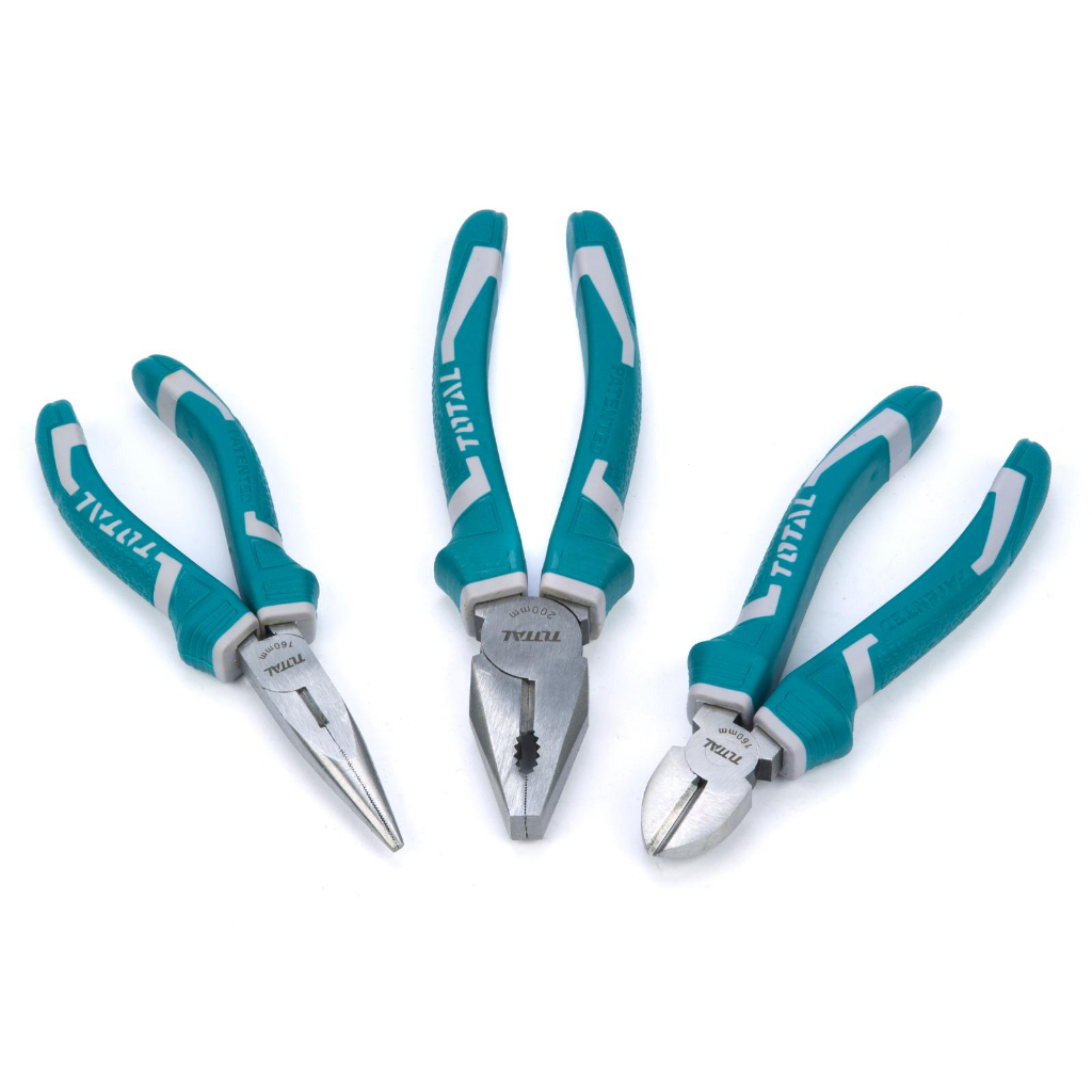 Total THT1K0301 ชุดคีมตัด คีมไฟฟ้า และคีมปากคม