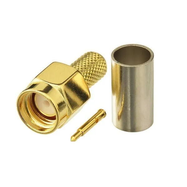 สายบัดกรีตัวผู้ SMA RG58, RG400