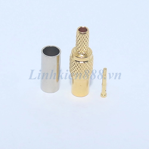 สายบัดกรี MMCX ตัวเมีย RG174, RG316