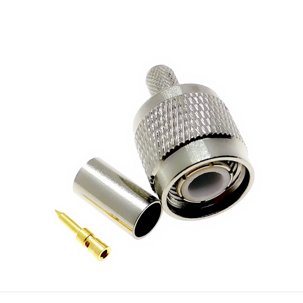 TNC ขั้วต่อสายบัดกรีตัวผู้ RG58 RG400