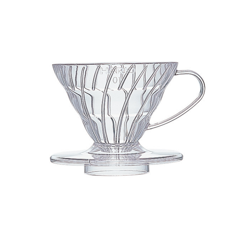 Hario V60 02 ช่องทางกาแฟพลาสติกใส