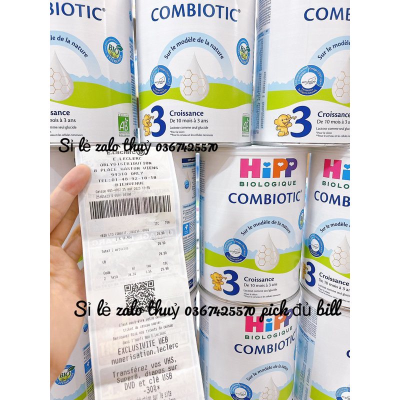 (Pick🌹 Bill Hipp Combiotic French Organic Milk (800g