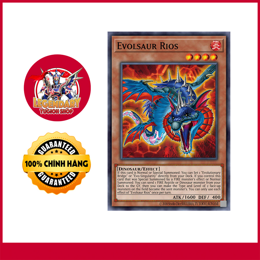 [การ์ด Yugioh ดั้งเดิม] Evolsaur Rios