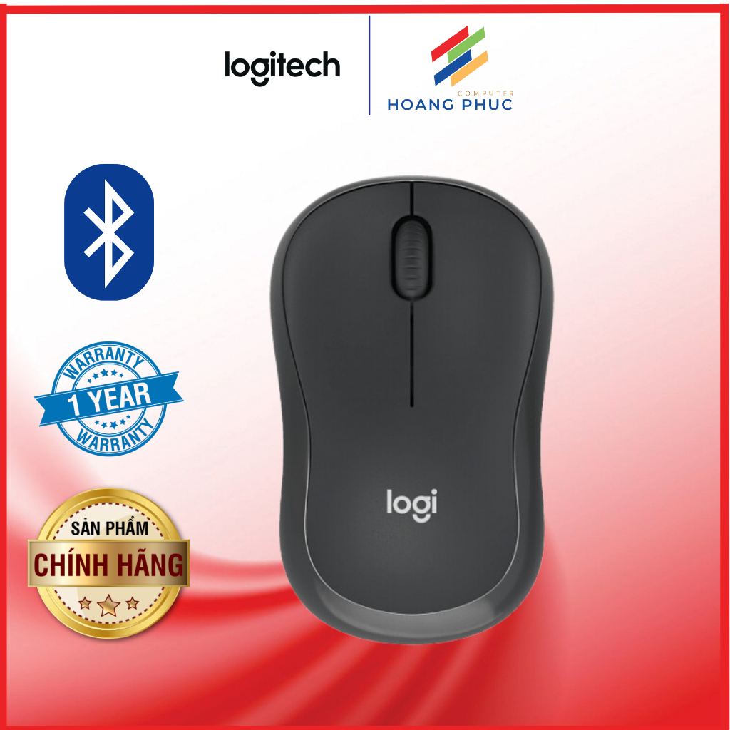 Logitech M240 for Business เมาส์ไร้สาย Bluetooth, M241 - สินค้าแท้