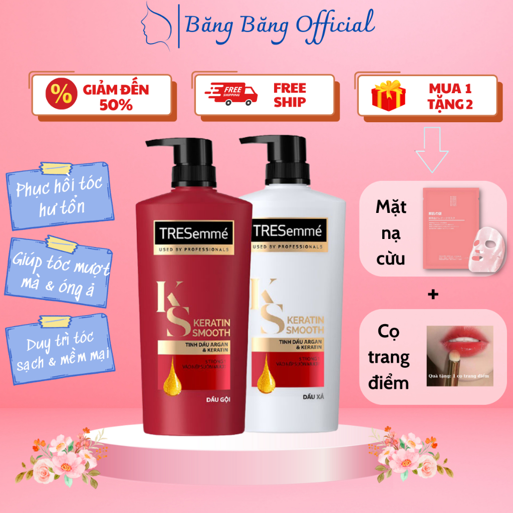 Tresemme KERATIN SMOOTH Thailand Conditioner Shampoo Bottle 400 ML
