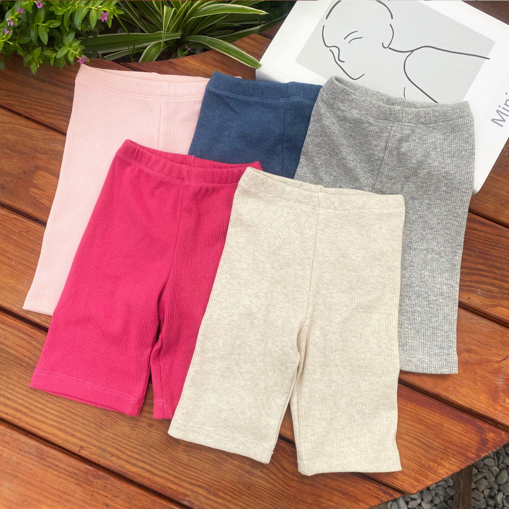 กางเกงเลกกิ้งเด็ก Gelu kids สําหรับเด็กผู้หญิงทําจากวัสดุยางยืดแบบนุ่ม Q128