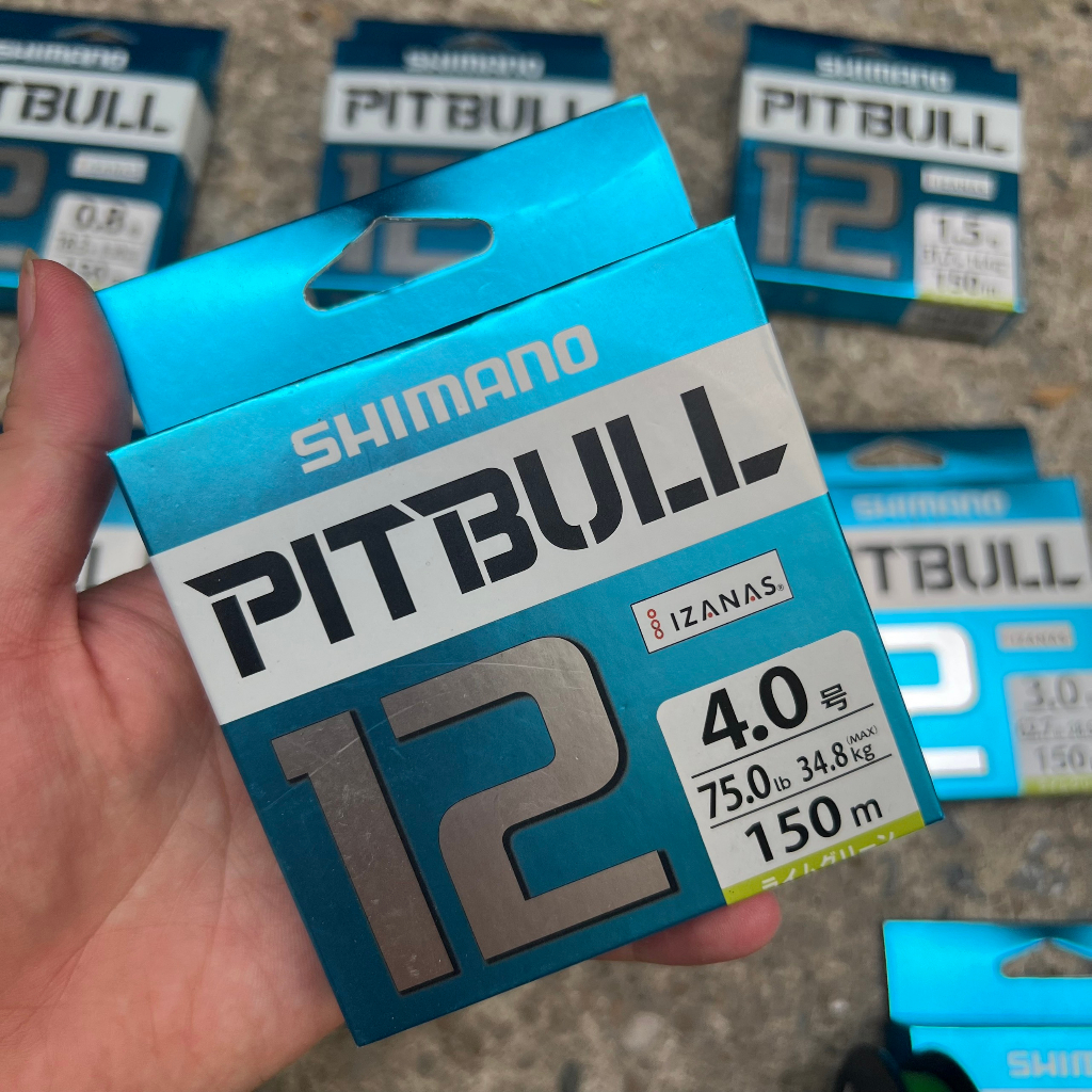 Pitbull 12 PE สายตกปลา – ม้วน 150 ม. ร่มล่าสัตว์ปลาขนาดใหญ่ Lure Shop 89 อุปกรณ์ตกปลา 688 LURE FISHI