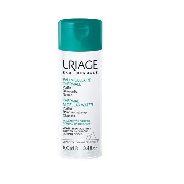 Uriage Eau Micellaire Thermale Makeup Remover 100มล . - สําหรับผิวผสมมัน