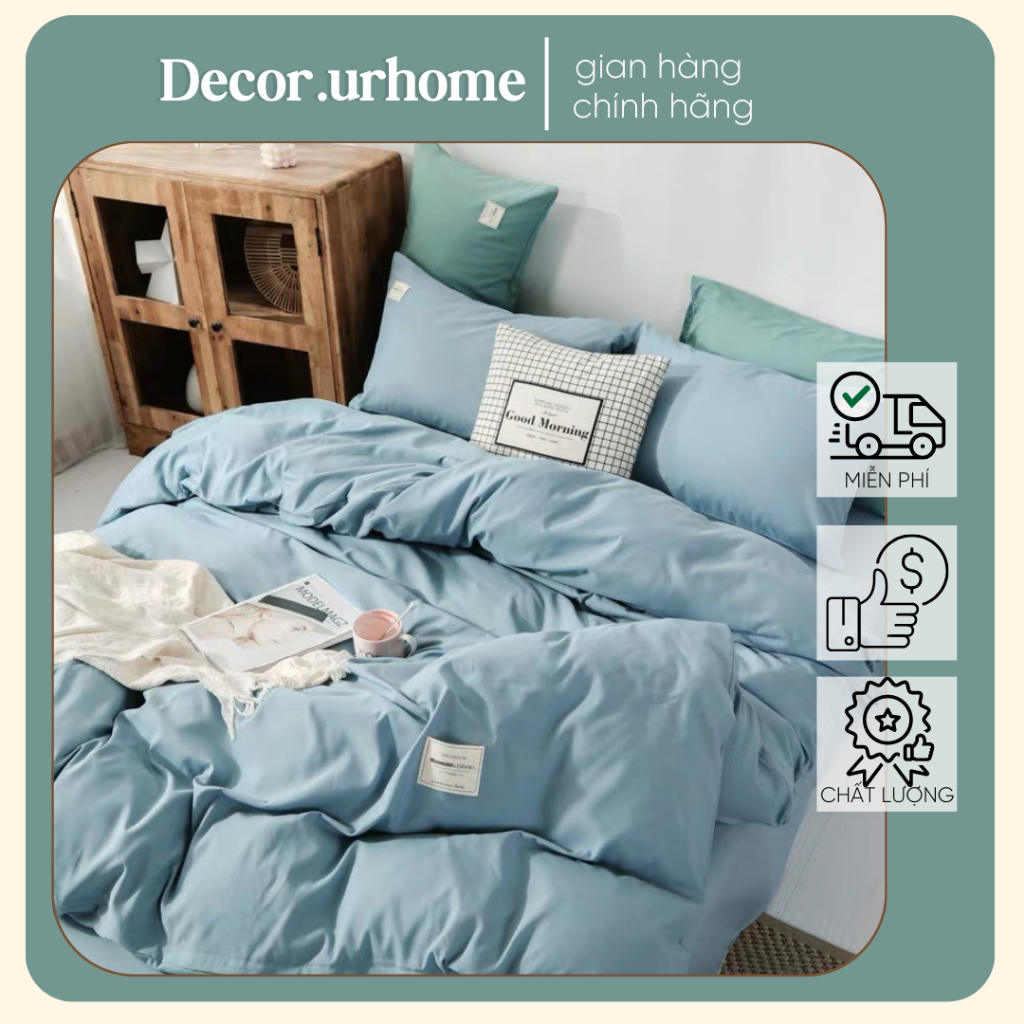 ผ้าฝ้าย TICI| SET COTTON TICI BEDDINGS IN 1 COLOR - MINIMALIST STYLE