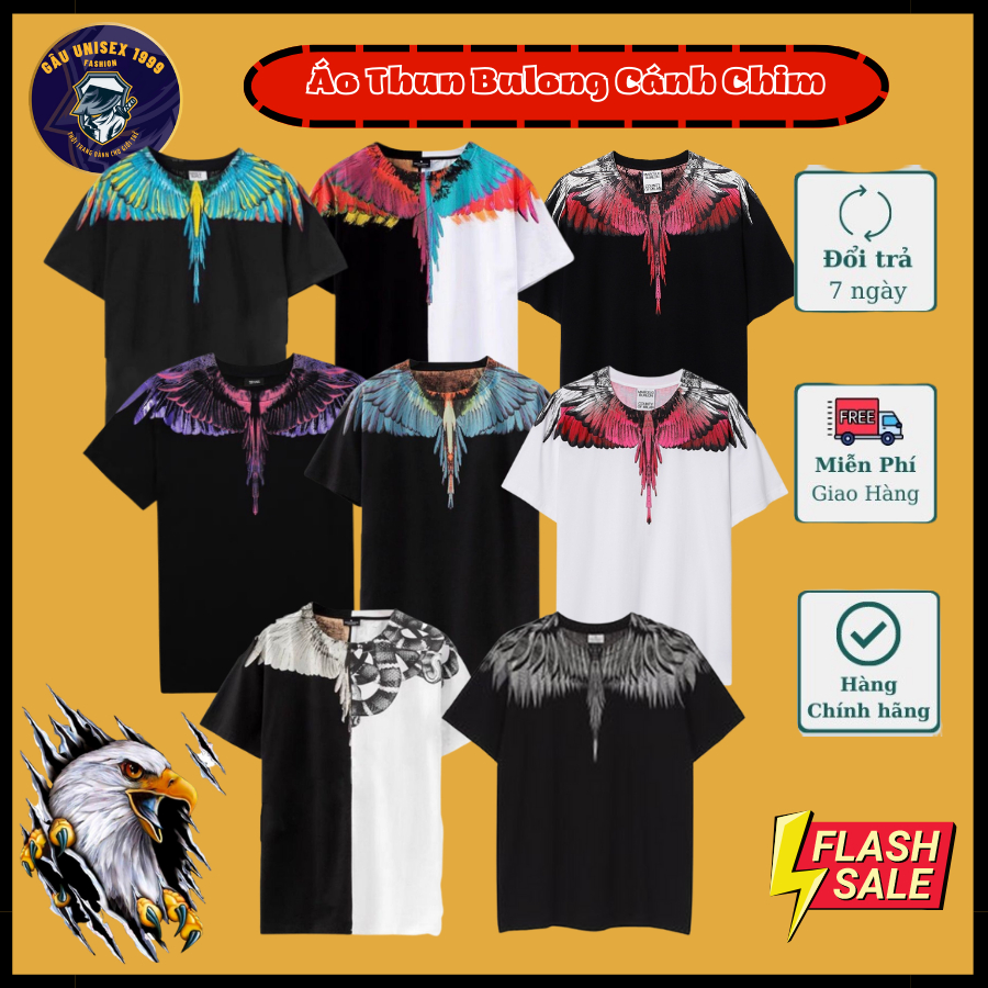 เสื้อยืด Eagle Wing สําหรับผู้ชายและผู้หญิงเสื้อเชิ้ตคุณภาพสูง