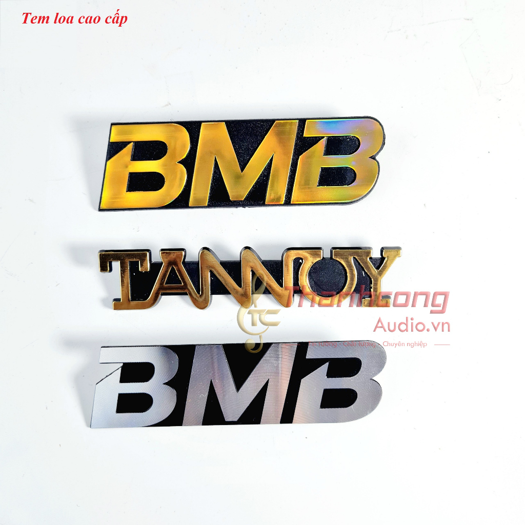 02 BMB Speaker Box Stamps ; TANNOY - Nice Type.