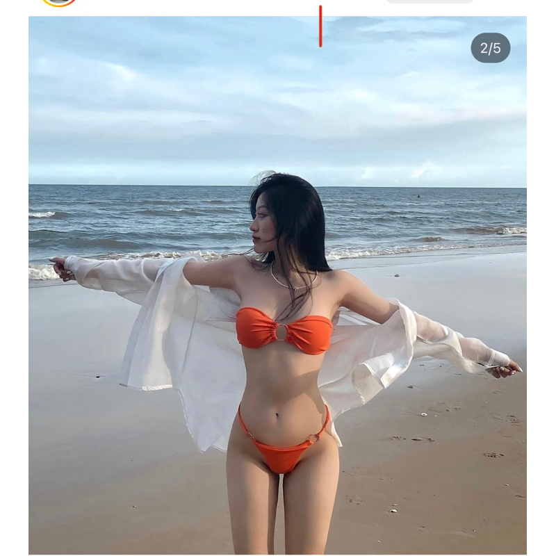 4LOVE - Hot Trend Orange Bikini – หรูหราและแฟลต