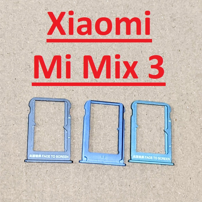 ถาดซิมการ ์ ด Xiaomi Mi Mix 3 ถาดใส ่ การ ์ ดหน ่ วยความจําทดแทน