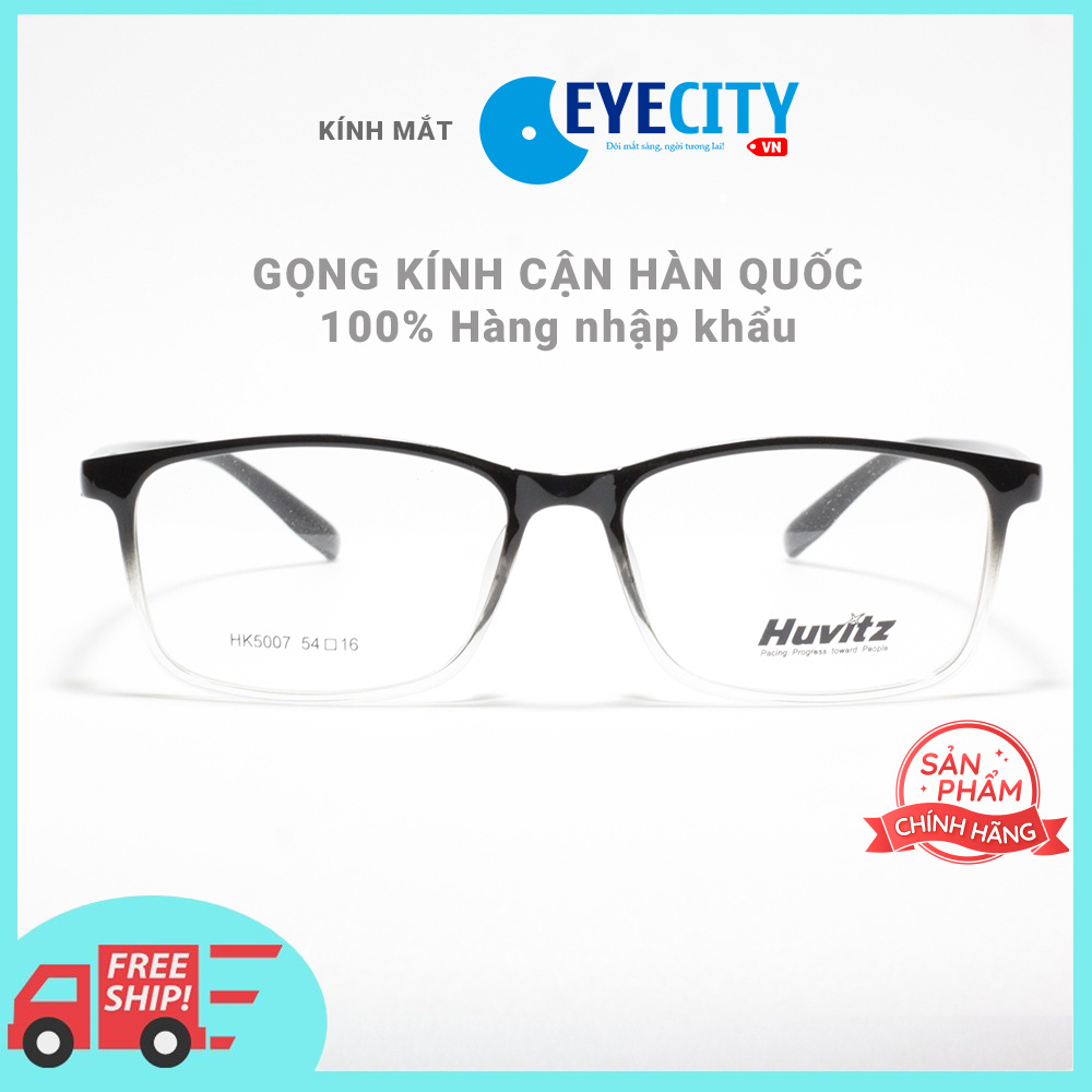 กรอบแว่นตาผู้ชายและผู้หญิงเกาหลีทําจากพลาสติกคุณภาพสูง Huvitz HK5007-C6