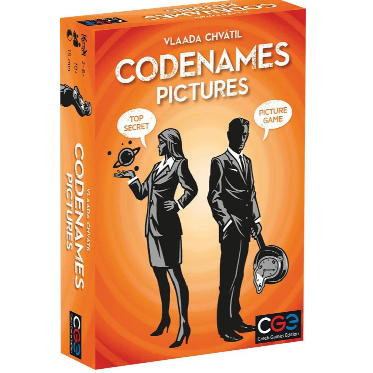 Codenames Boardgame Set - Codenames Picture Words Duet Deep Under Cover B48