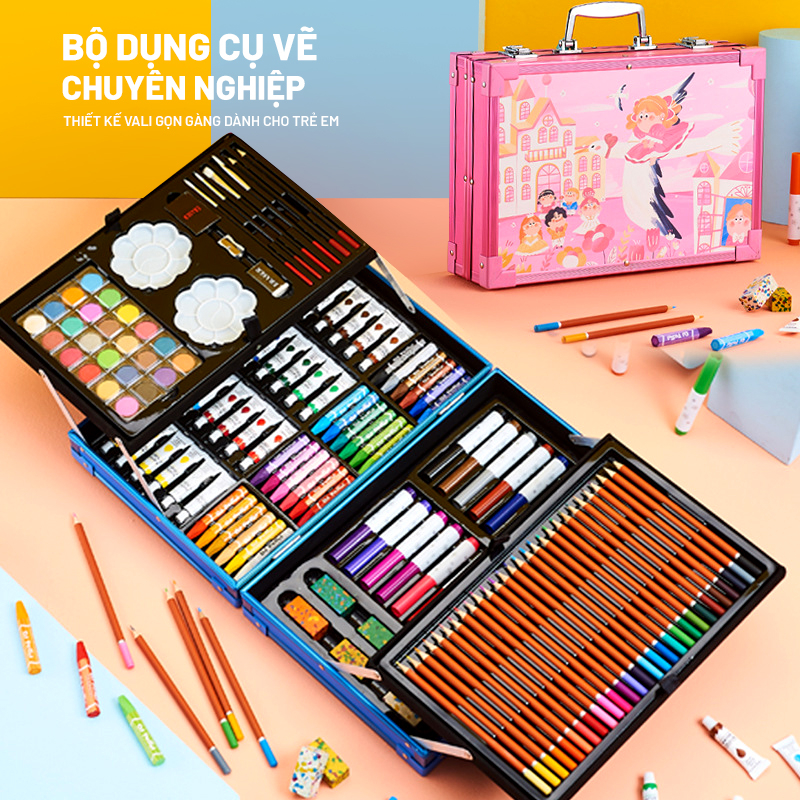 สีมืออาชีพ VALUES BOX 135 DETAILS 4 ระดับสําหรับเด็ก