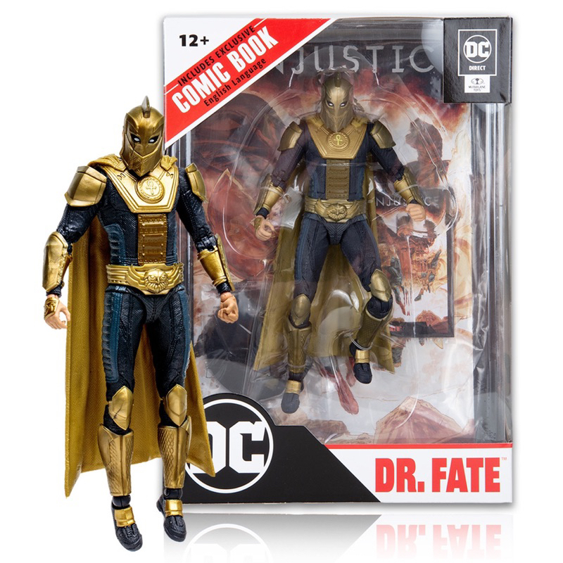 McFarlane Toys DC Direct Comics Page Punchers Injustice Model - ดร. โชคชะตา